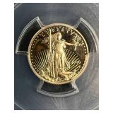 1999 PROOF $5 AMERICAN GOLD EAGLE PCGS PR69DCAM