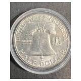 1963 US FRANKLIN HALF DOLLAR IN AIRTITE