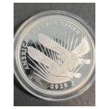 ½ TROY OZ .999 FINE SILVER COOKS ISLAND ROUND IN AIRTITE