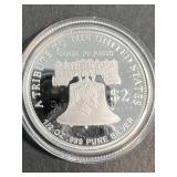 ½ TROY OZ .999 FINE SILVER COOKS ISLAND ROUND IN AIRTITE