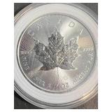 2023 CANADIAN MAPLE LEAF 1 TROY OZ .9999 FINE SILVER IN AIRTITE