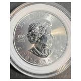 2023 CANADIAN MAPLE LEAF 1 TROY OZ .9999 FINE SILVER IN AIRTITE