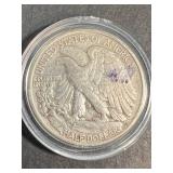 1947 US WALKING LIBERTY HALF DOLLAR IN AIRTITE