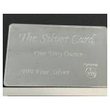 1 TROY OZ .999 FINE SILVER 