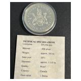 1971 CANADIAN BRITISH COLOMBIA SILVER DOLLAR