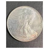 1993 AMERICAN SILVER EAGLE 1 TROY OZ .999 FINE SILVER