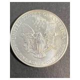 1993 AMERICAN SILVER EAGLE 1 TROY OZ .999 FINE SILVER