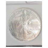 2006 AMERICAN SILVER EAGLE NGC MS70