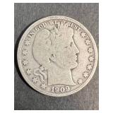 1909 US BARBER HALF DOLLAR
