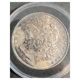 1898 US MORGAN SILVER DOLLAR IN AIRTITE