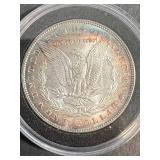 1898 US MORGAN SILVER DOLLAR IN AIRTITE