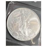 2008 AMERICAN SILVER EAGLE 1 TROY OZ .999 FINE SILVER