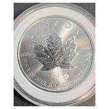 2023 CANADIAN MAPLE LEAF 1 TROY OZ .9999 FINE SILVER IN AIRTITE