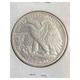 1938 US WALKING LIBERTY HALF DOLLAR