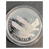 ½ TROY OZ .999 FINE SILVER COOKS ISLAND ROUND IN AIRTITE