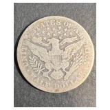 1912-D US BARBER HALF DOLLAR