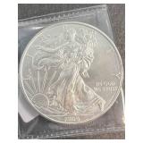 2009 AMERICAN SILVER EAGLE 1 TROY OZ .999 FINE SILVER