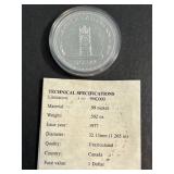 1977 CANADIAN 25 YEARS OF GOVERNMENT DOLLAR IN AIRTITE