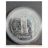 1977 CANADIAN 25 YEARS OF GOVERNMENT DOLLAR IN AIRTITE
