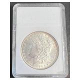 1886 US MORGAN SILVER DOLLAR SLABBED