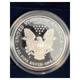 1995 PROOF AMERICAN SILVER EAGLE IN ORIGINAL MINT PACKAGING