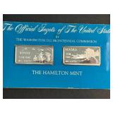 2 TROY OZ .999 FINE SILVER THE OFFICIAL INGOTS OF THE US