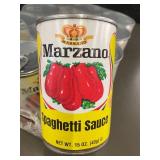 2 back - Marzano Spaghetti Sauce - 15 oz Cans, Pack of 12