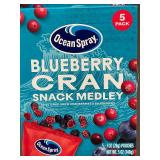 E 4 - Ocean Spray Blueberry Cran Snack Medley 10 boxes 5-Packs in each
