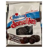 ME 3 - Hostess Donettes Double Chocolate Flavored Mini Donuts - 6 Packs