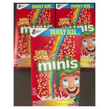 Family Size Lucky Charms Minis Cereal - 18.6 oz (3 Boxes)