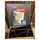 Black 3" Three Ring Binders