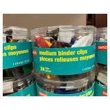 Colored Binder Clips