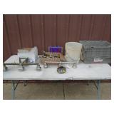 Misc electrical & hardware. As shown.