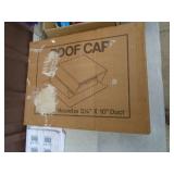 Misc tubs of tape, weatherstripping & roof vent. As shown.