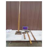 10 x 10 tamper & misc tools. As shown.