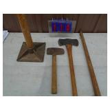 10 x 10 tamper & misc tools. As shown.