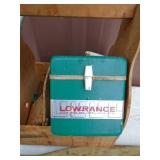 Boat oars & lowrance box. As shown.