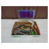 Flat of tools. As shown.
