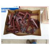 Assortment of model train accessories. As shown.