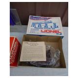 Assortment of model train accessories. As shown.