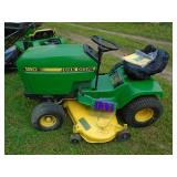 John Deere 180 rider. Kawasaki motor. 42 deck. Works as it should. As shown.