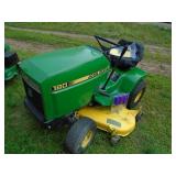 John Deere 180 rider. Kawasaki motor. 42 deck. Works as it should. As shown.