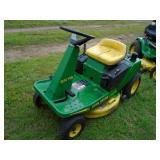John Deere GX75 rider. Used condition. Belt might need adjustment. As shown.