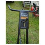 Montgomery Wards front tine tiller. Briggs motor. Tested & works. As shown.