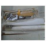 Misc tools, door closures & stainless door handles. As shown.