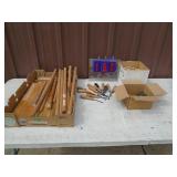 Checkering tools & dowels. As shown.