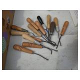 Checkering tools & dowels. As shown.