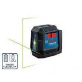 Bosch 65 ft. Dual Power Battery Green Beam Self-Leveling Cross-Line Laser Level with Lithium Ion Battery  Customer Returns See Pictures