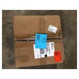 Lot of Global Door Controls Franklin Collection Modern Brushed Chrome Grade 3 Entry Door Handle with Lock   Customer Returns See Pictures