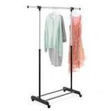 Whitmor Chrome Metal Clothes Rack  Customer Returns See Pictures